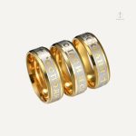 Bague Croix en écriture cyrillique élégante et unique
