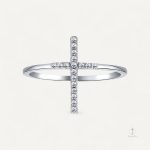 Bague Croix Argent Femme Élegante
