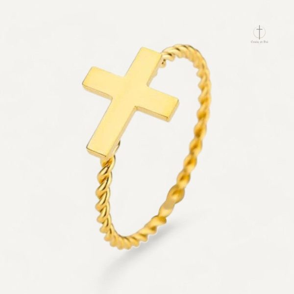 Bague Croix d'Éternité en design élégant