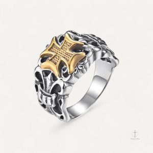 Bague Croix de Malte pour homme