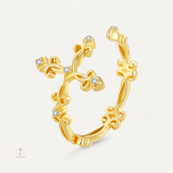Bague Croix Orthodoxe en argent