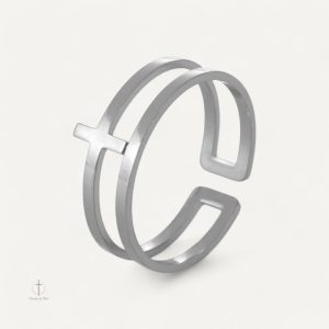 Bague Croix du Sud élégante en design contemporain