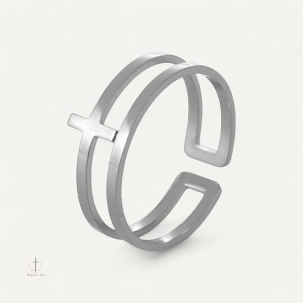 Bague Croix du Sud élégante en design contemporain