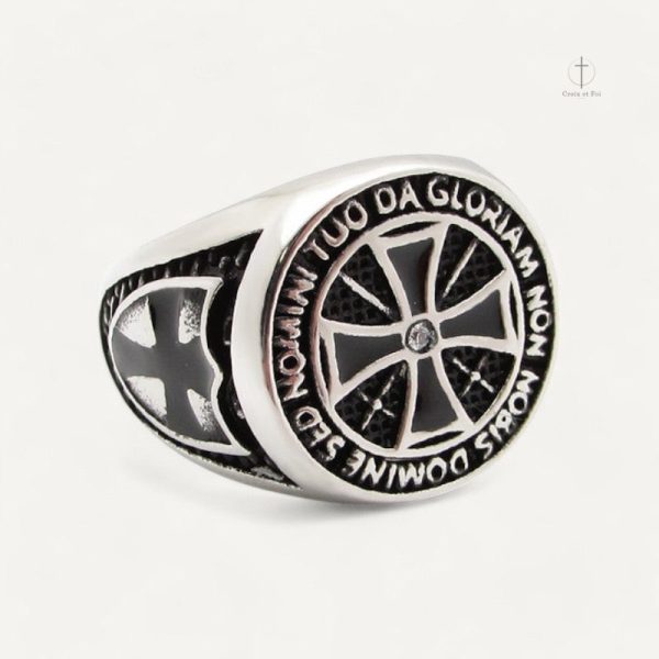Bague Croix Templier au design historique unique