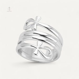 Bague Croix de Vie, design élégant et significatif