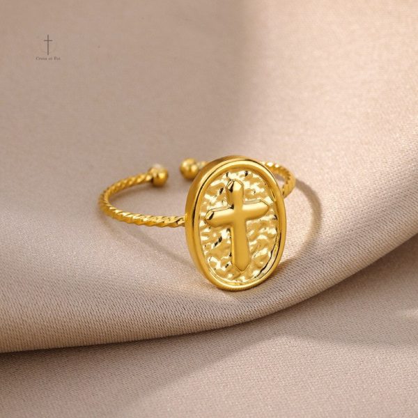 Bague croisée en or, parfait cadeau pour elle