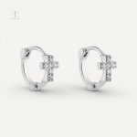 Boucles d'oreilles avec design croix