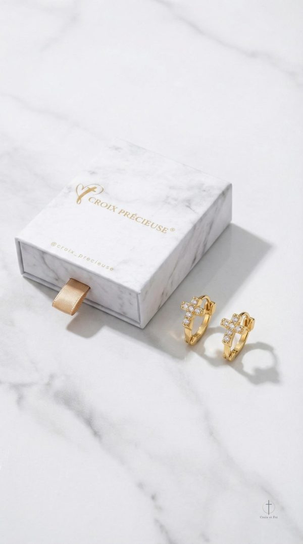 Bijoux modernes : boucles d'oreilles croisées