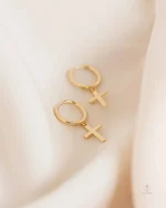 Accessoire mode croix divine en métal