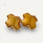 Boucles d'oreilles vintage croix étoile