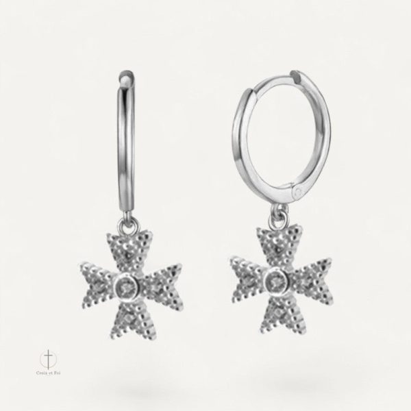 Boucles d'oreilles croisées avec éclat pour soirée