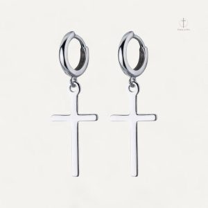Boucles d'oreilles Croix de Vie élégantes et symboliques