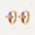 Boucles d'oreilles créoles en forme de croix