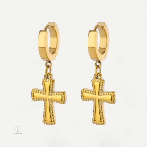 boucles-oreilles-croix-epurees-1 Boucles d'oreilles croisées épurées en design minimaliste