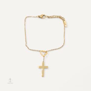 Bracelet Sacré en croix, symbole d'amour et de spiritualité