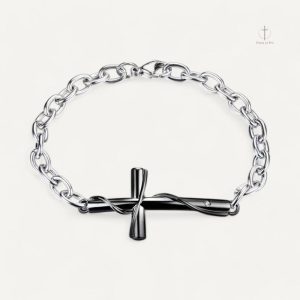 Bracelet en Argent avec design Croix