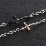 Accessoire Unisex en Argent avec Croix