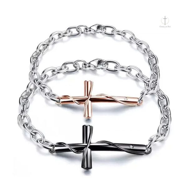 Bijou en Argent style Croix Unisex