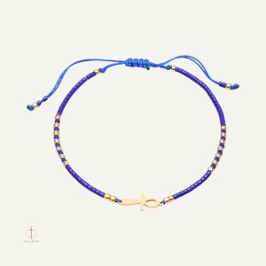 Accessoire tendance : bracelet avec croix égyptienne