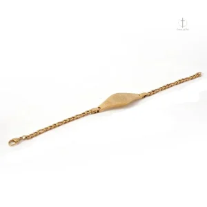 Accessoire tendance : bracelet en chaîne avec médaillon unique