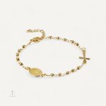Bracelet Chapelet Doré en métal doré