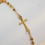 Bracelet spirituel doré, idéal comme cadeau religieux