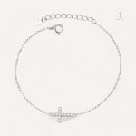 Design moderne de bracelet croix ajustable