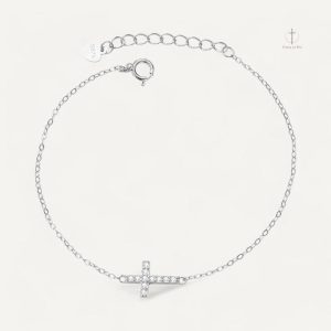 Design moderne de bracelet croix ajustable