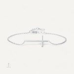 Bracelet Croix Argent pour Femme, élégant et tendance