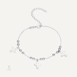 Bracelet Croix Argent