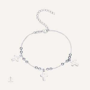 Bracelet Croix Argent