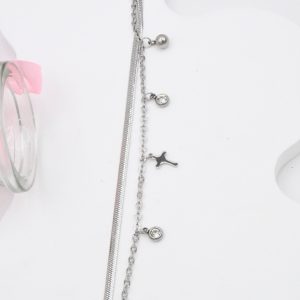 Bracelet Croix orné de charms scintillants