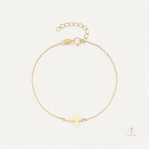 Bracelet Croix Chrétien en acier inoxydable