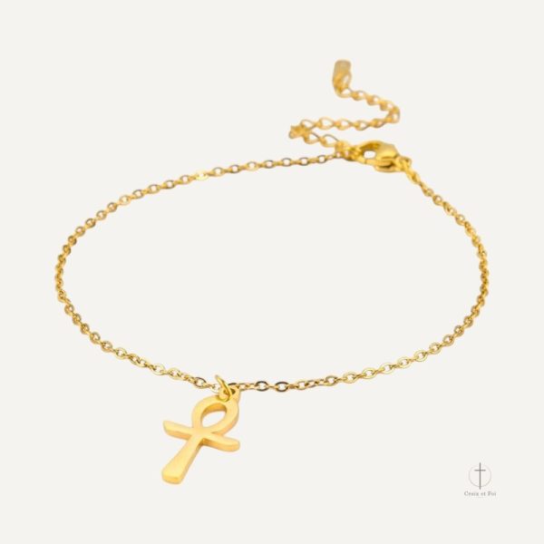 Bracelet Croix de Vie élégant en design moderne