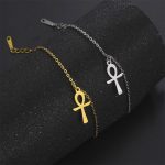 Bracelet Croix minimaliste, symbole de spiritualité