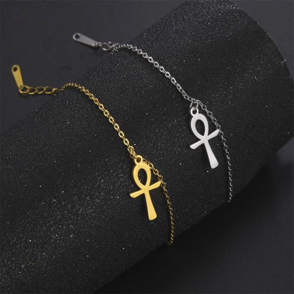Bracelet Croix minimaliste, symbole de spiritualité
