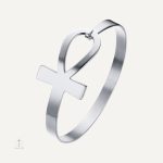 Bracelet en croix avec motif Ankh traditionnel