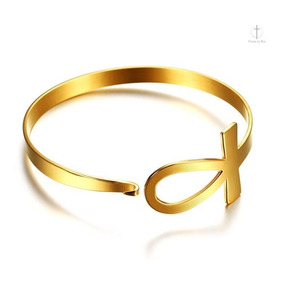 Bracelet Ankh inspiré de l'art égyptien ancien