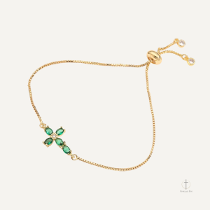 Bracelet Croix Élixir en métal élégant