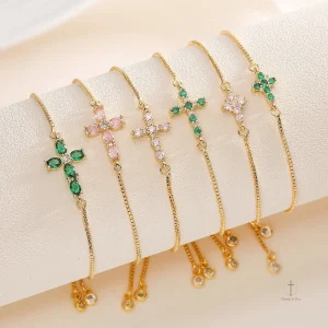 Bracelet décoratif croisé, une touche spirituelle
