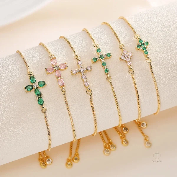 Bracelet décoratif croisé, une touche spirituelle