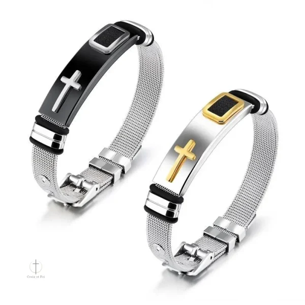 Bijou croix pour homme, accessoire tendance