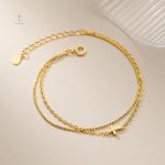 Bracelet Croix moderne, symbole de croyance