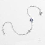 Bracelet avec Croix et motif de Mauvais Oeil