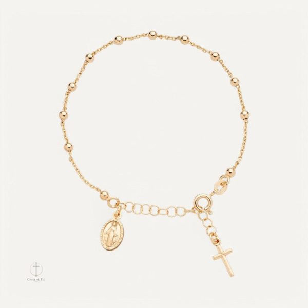 bracelet-croix-vierge-marie-1 Bracelet Croix Vierge Marie en acier inoxydable
