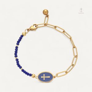 Accessoire élégant en forme de croix
