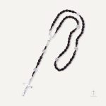 Chapelet avec Croix en Métal, accessoire spirituel élégant