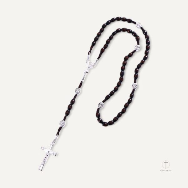 chapelet-avec-croix-en-metal-1 Chapelet avec Croix en Métal, accessoire spirituel élégant