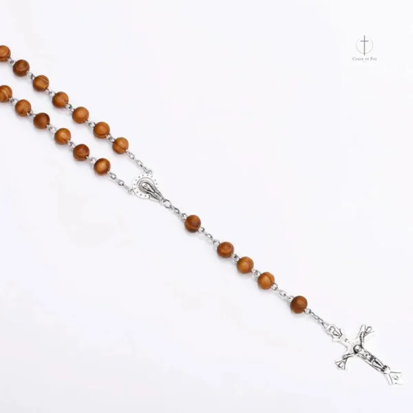 Accessoire spirituel : chapelet en bois