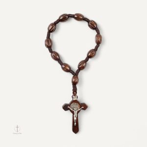 Chapelet de méditation traditionnel en bois